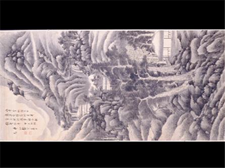  松林书屋图 轴 清 龚贤（1599-1689年）