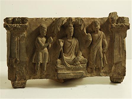  礼拜佛陀故事浮雕（公元1-4世纪犍陀罗）